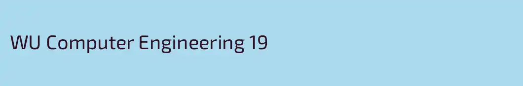 WU Computer Engineering 19